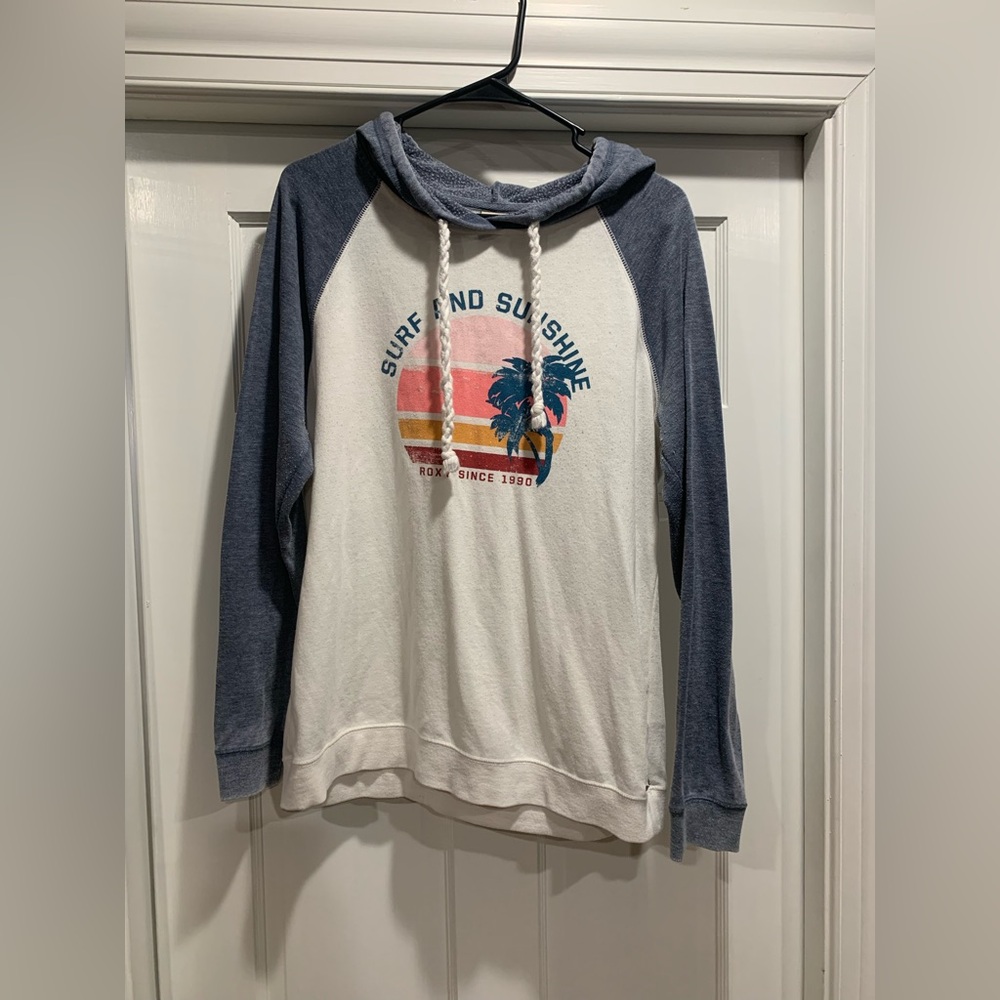 Roxy Hooded Top Size Large